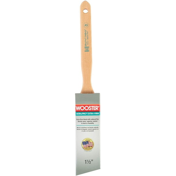Wooster Brush 4153-1-1/2 Ultra/Pro Extra-Firm Lindbeck Angle Sash Paintbrush,